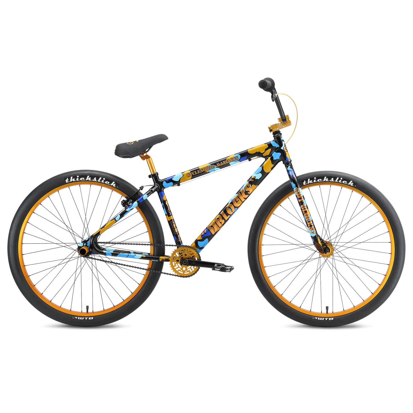SE Dblocks® Cycles x Maniacc Flyer 29" – Blue/Gold