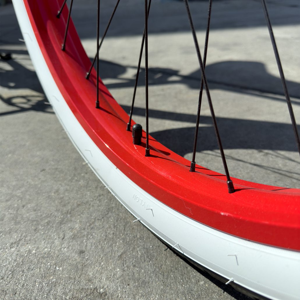 HBBC OLD SKOOL Men’s Beach Cruiser – FLAT BLACK/RED