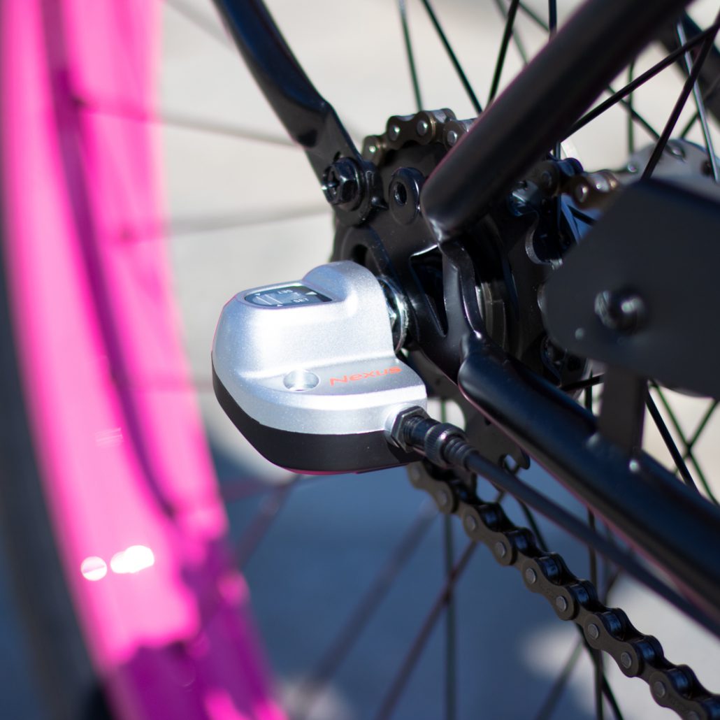 SKULLXBONES Women’s Beach Cruiser 3 Speed – FLAT BLACK/PINK