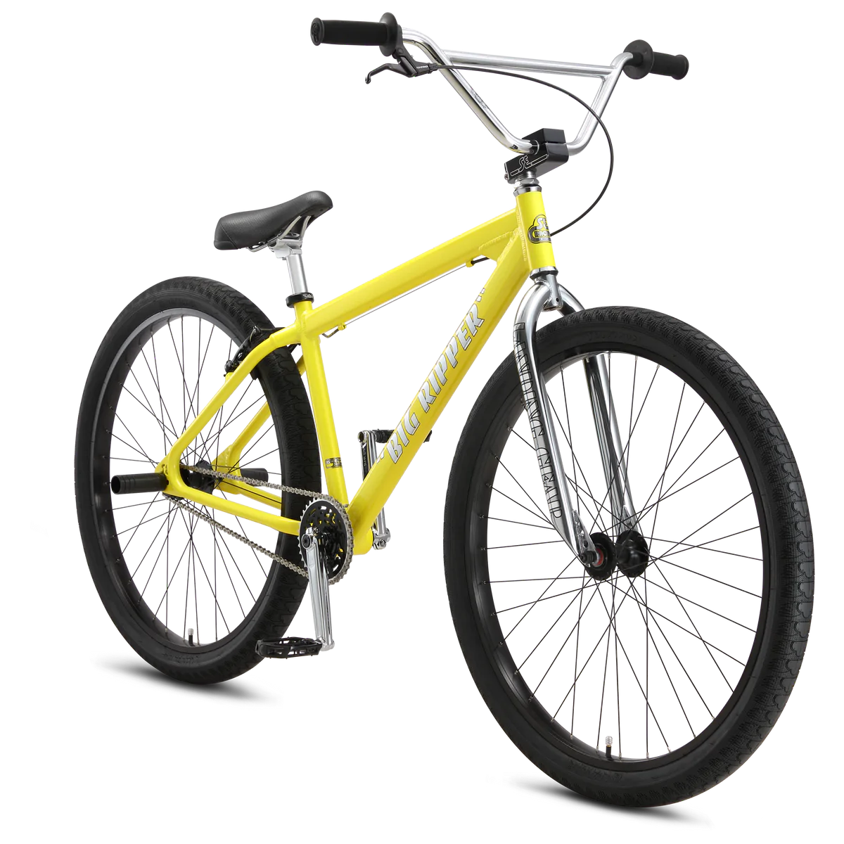 Black and yellow blocks lino flyer