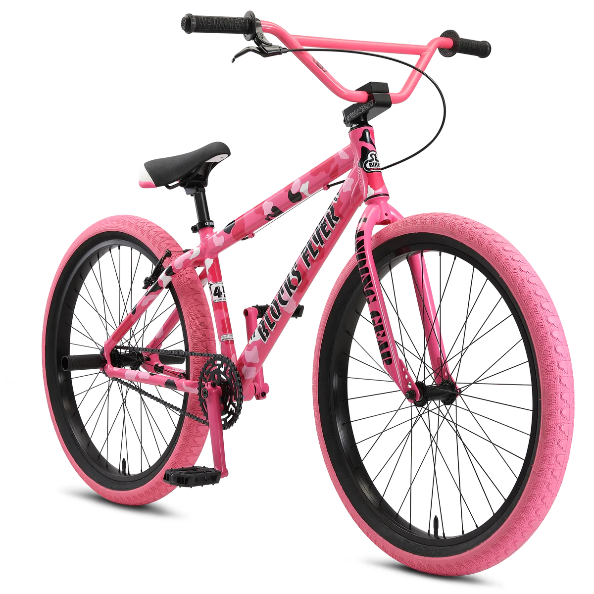 Se BikesBlocks Flyer 26 Pink Camo – Bellflower Bicycles