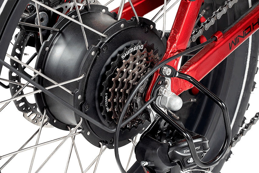 WIND HORSE 48V500W13AH Electric Utility Bike