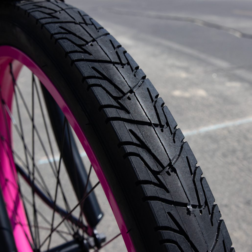 SKULLXBONES Women’s Beach Cruiser – FLAT BLACK/PINK