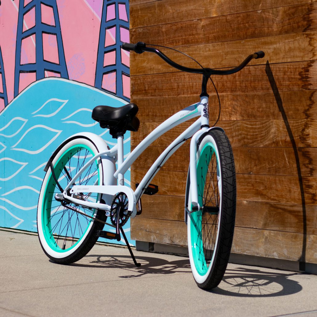 SKULLXBONES Women's Beach Cruiser Speed – ROVER WHITE/MINT